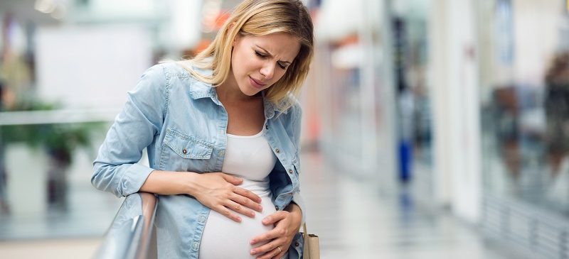 Angoisse d'une femme enceinte