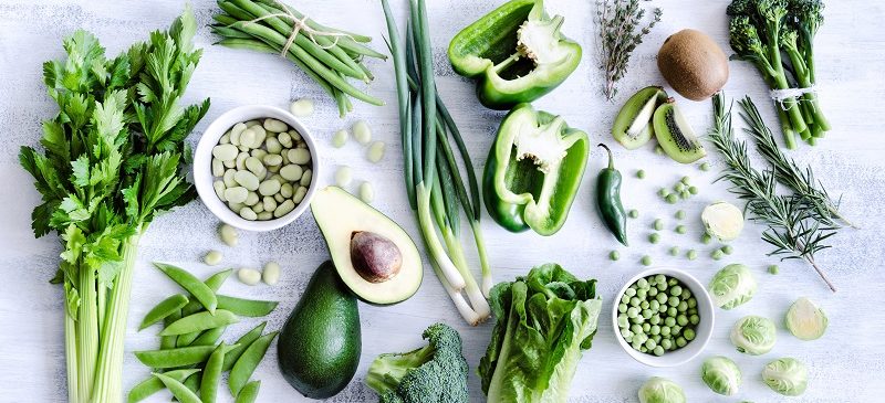 Lutéine contenue dans les légumes verts